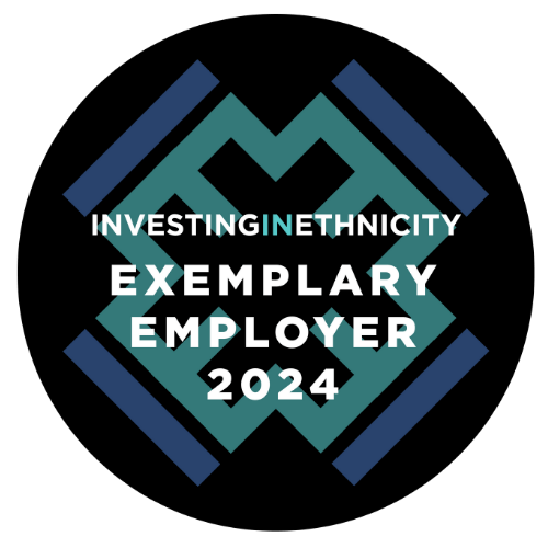 Investing in Ethnicity - Exemplary Employer 2024 Award Logo