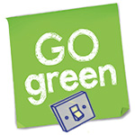 Go green logo of switch