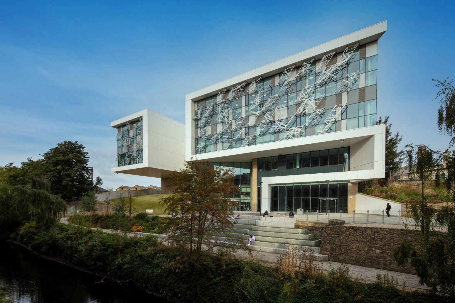 Barbara Hepworth building by the canal